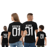 King & Queen T-Shirts + Kids - Family Package