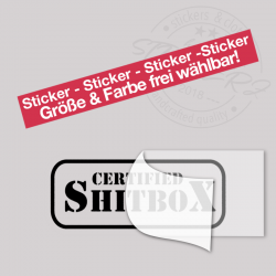 certified shitbox Sticker