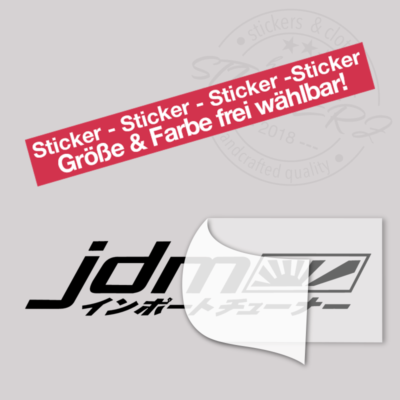 JDM Japan Tuning Sticker