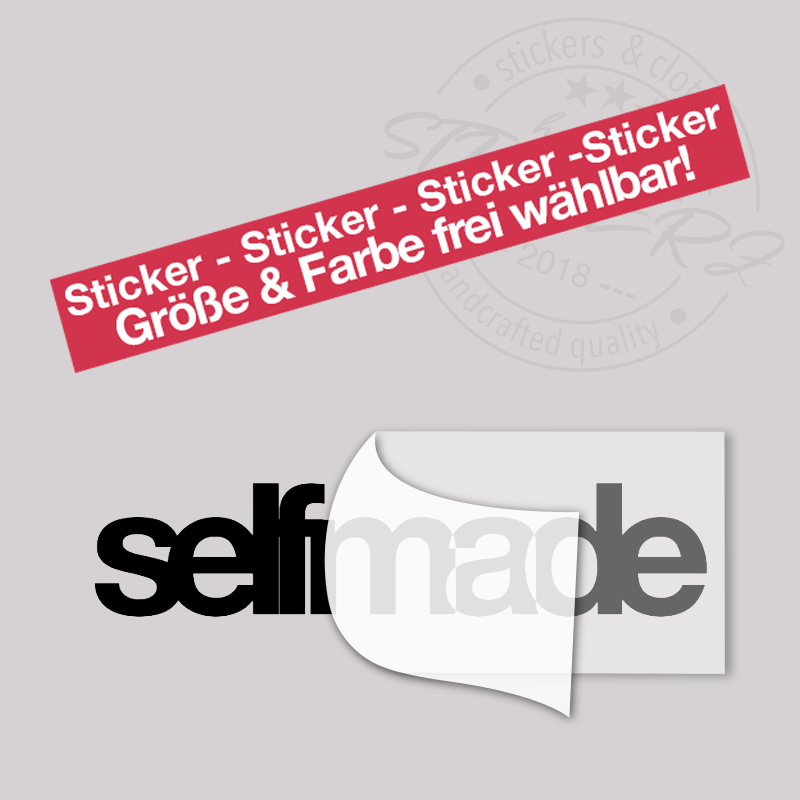 Selfmade Sticker