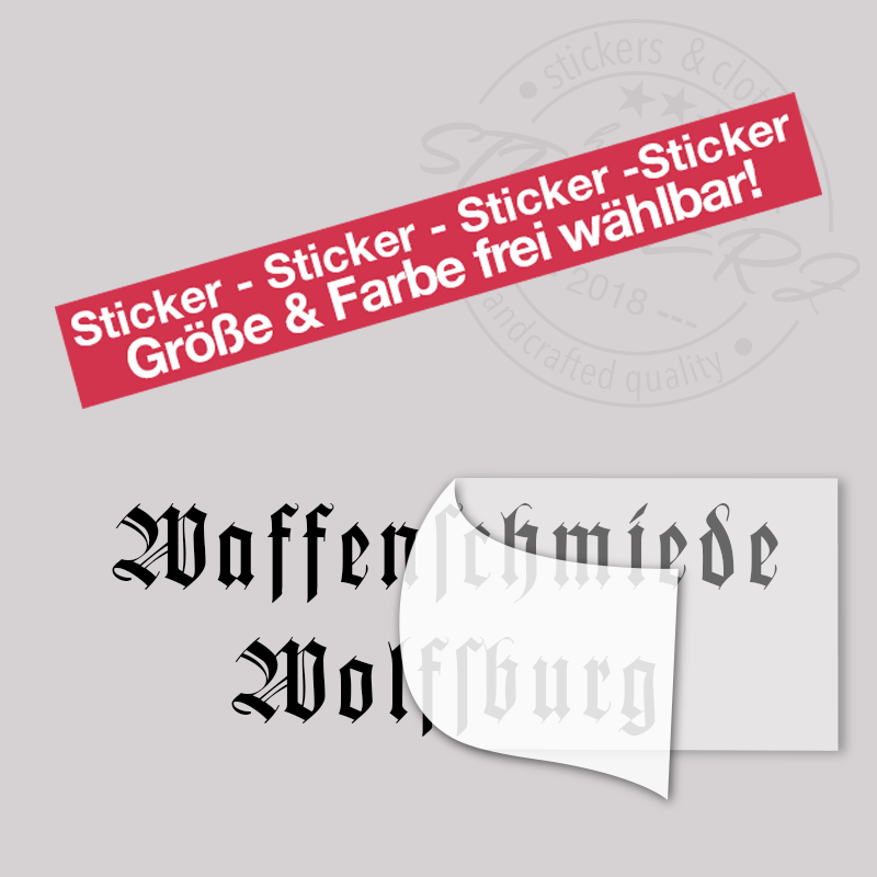 Waffenschmiede Wolfsburg - Sticker